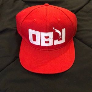 Red OBJ snapback
